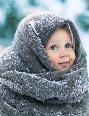 ребенок зимой
