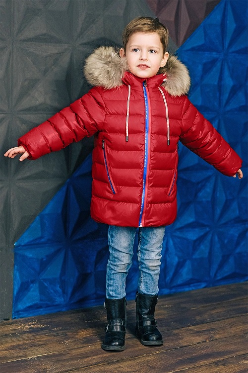 зимняя куртка для мальчика З-829 фото