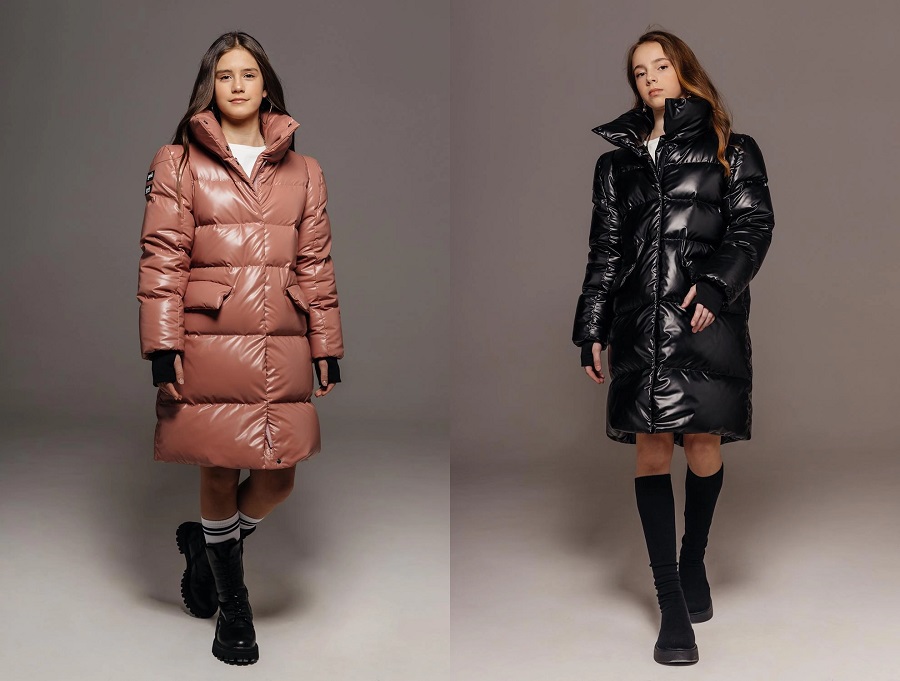 Зимнее пальто для девочки З-962