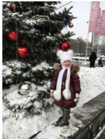 фото ребенка в детской верхней одежде gnk З-549 от Пальто для девочки (З-549)
