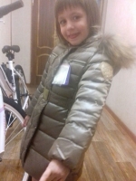 фото ребенка в детской верхней одежде gnk З-549 от Пальто для девочки (Артикул: З-549)