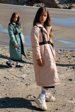 Пальто для девочки GnK С-727 превью фото