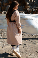 Пальто для девочки GnK С-727 превью фото