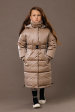Пальто для девочки GnK С-757 превью фото