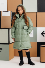 Пальто для девочки GnK С-791 превью фото
