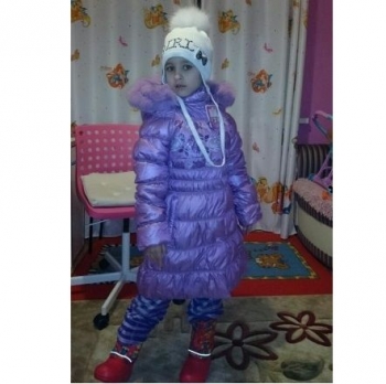 детское зимнее пальто для девочки gnk фото