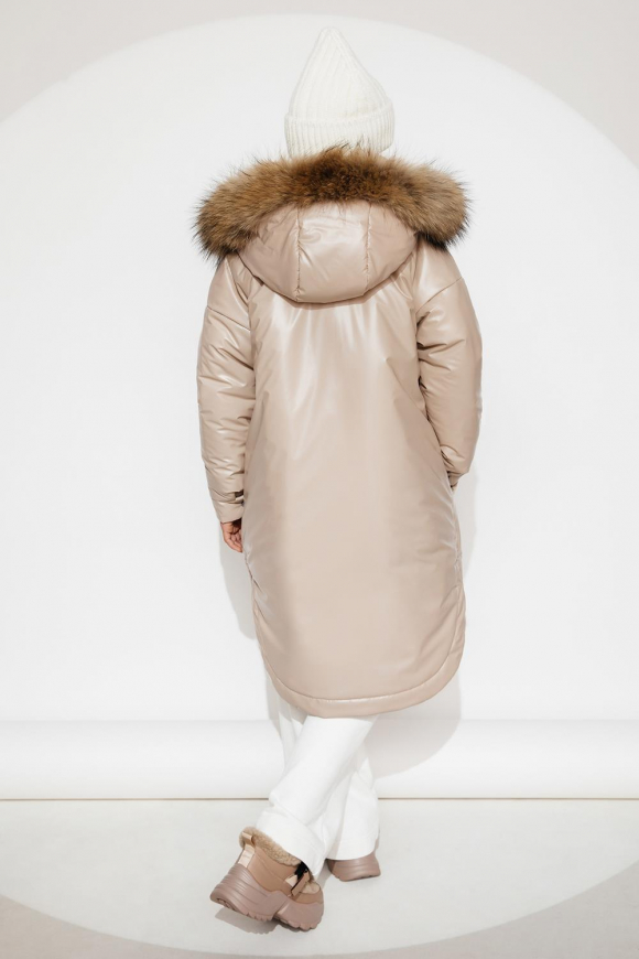 Пальто для девочки GnK ЗС-928 фото
